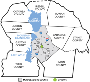 Huntersville, NC Real Estate Search Map